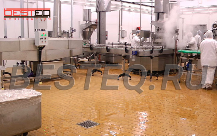 Линия производства мясных консервов (тушенка) BESTEQ-MCL- 22 000 бан/смена/6000-12000 кг/смена заказать в России | ООО БЕСТЕК-Инжиниринг